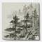 Designart - Asian Forest - Cabin & Lodge Gallery-wrapped Canvas